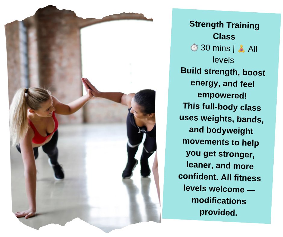 Tuesday 6pm Strength Training class (October Special)
