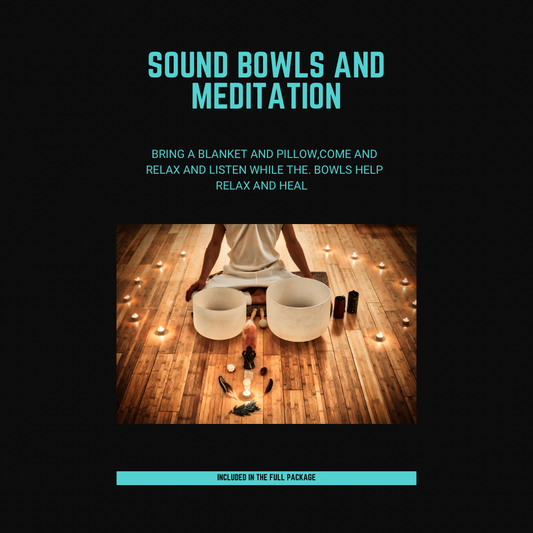 Sound Bowls & Meditation March 27 (7-8pm)