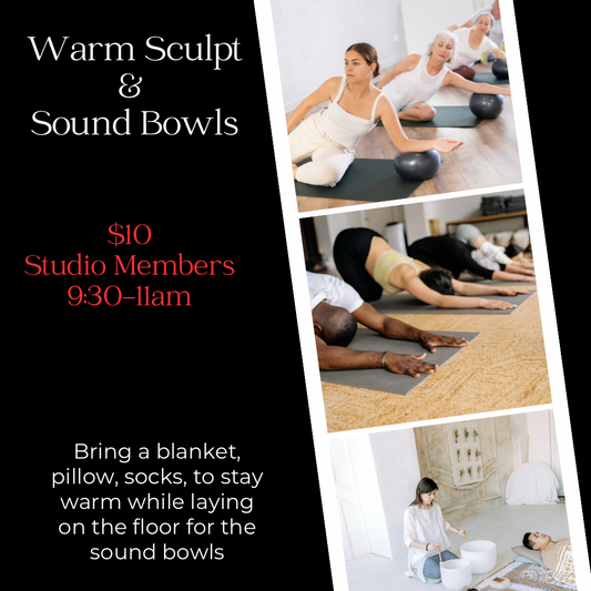 Studio Member Sculpt & Sound Bowls