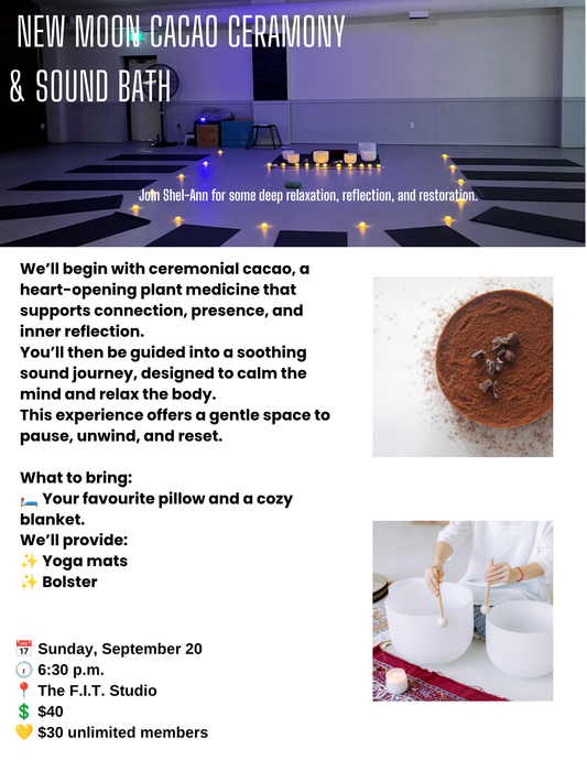 Fall Equinox Cacao Ceremony & Sound Bath- Sept 20th
