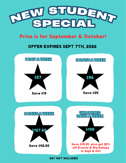 New Student Special- 1-30min